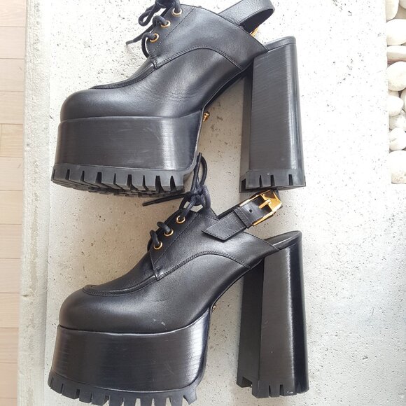 Versace ! Sling back Platform loafer ( EU/40) - Picture 14 of 14